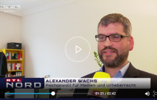 Dr. Alexander Wachs - Interview mit RTL zum Thema Urheberrecht